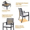 CAVINAS 7 Piece Patio Dining Set Rust-Resistant Patio Table and Chairs Weather-Resistant Patio Furniture Sets with 6 Chairs for Patio - 3 of 4