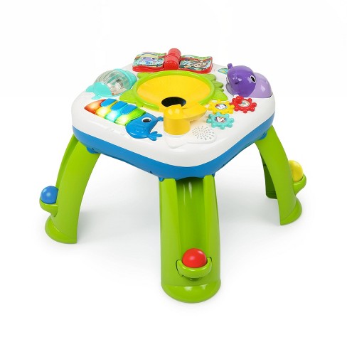 Fisher-Price Busy Buddies Activity Table Electronic Learning Toy for Infant  and Toddler