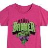 Girls' - Marvel - Hulk Bruce Banner Fitted Short Sleeve Graphic T-Shirt - 2 of 4