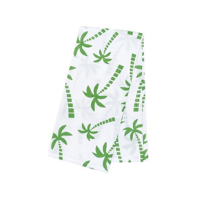 C&F Home Beachy Palm Woven Cotton Kitchen Towel