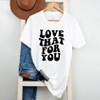 Simply Sage Market Women's Love That For You Short Sleeve Graphic Tee - 2 of 2