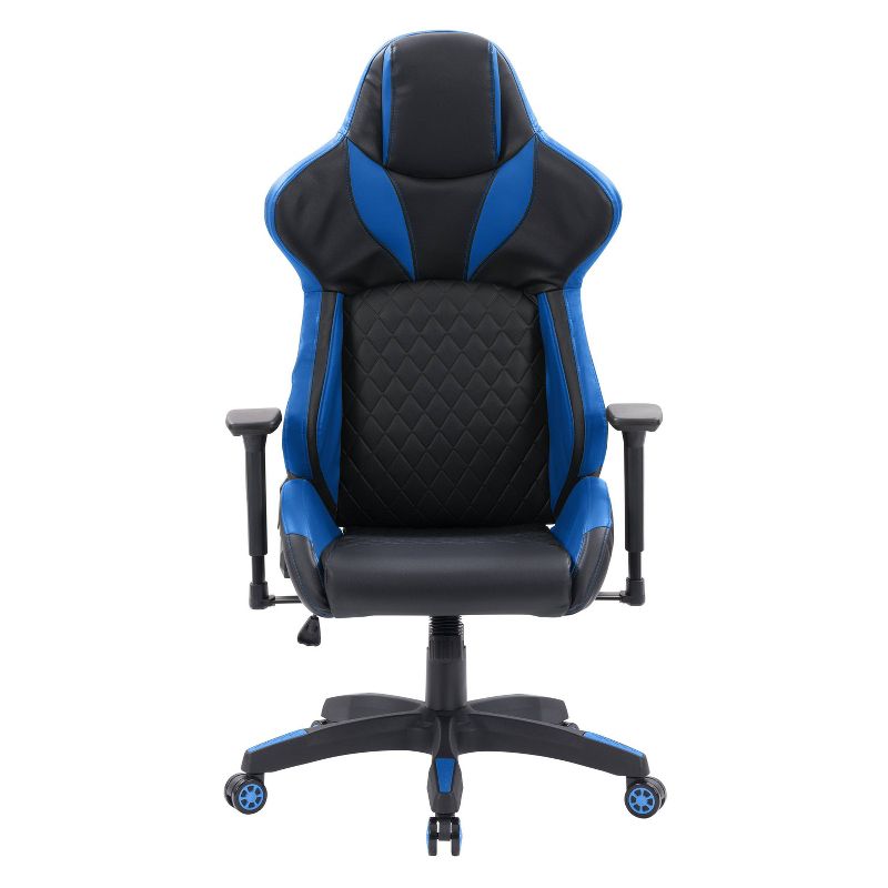 Nightshade Gaming Chair Black and Blue - CorLiving, 1 of 9