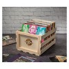 Crosley Record Storage Crate Wooden - image 2 of 4
