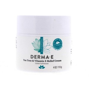 Derma-E Tea Tree & Vitamin E Relief Cream, 4 oz - 1 of 4