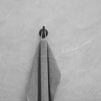 Matte Black Stainless Steel 4-Piece Bathroom Hardware Set