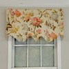 RLF Home Casa Di Fiori Window Treatment Regal Premium Quality Valance 3" Rod Pocket 50" x 17" Cameo Cream - 2 of 3