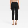 Women's Super-High Rise Slim Fit Cropped Kick Flare Pants - A New Day™  Black 4