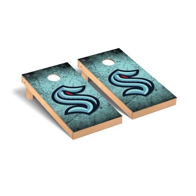 NHL Seattle Kraken Premium Cornhole Board Vintage Version