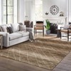 Machine Washable Area Rug Neutral Modern Indoor Floor Carpet Non Slip Low Pile Area Rugs for Living Room Bedroom Nursery Dorm Home Decor - 2 of 4