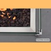 Elementi Granville 3Pc Fire Pit Accessories Set – Includes Glass Wind Screen, Stainless Steel Lid & Propane Tank Cover - 3 of 4