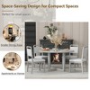 YOOCOZZ 5-Piece Round Dining Set with Upholstered Chairs - 4 of 4
