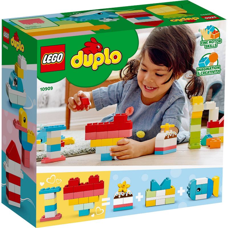 LEGO DUPLO Classic Heart Box Bricks Toy for Toddlers 10909, 6 of 10