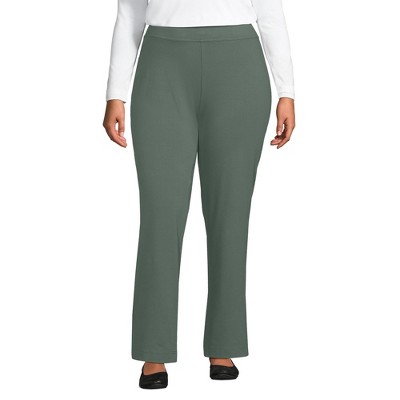 Lands' End Women's Starfish Mid Rise Straight Leg Pants