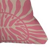 16"x16" Alisa Galitsyna One Hundred Leaved Plant Square Throw Pillow Beige - Deny Designs: Indoor Decorative Accent, Hidden Zipper - 3 of 4