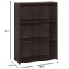 Monarch Specialties Bookshelf Bookcase 4 Tier 36InchH Office Bedroom Laminate Brown Transitional - image 4 of 4