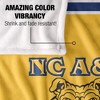 North Carolina A&T State University Primary Logo Silky Touch Blanket White 50x60 - 4 of 4