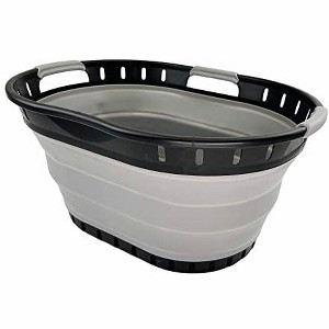 SAMMART 25L (6.6 gallon) Collapsible Plastic Laundry Basket - 1 of 4