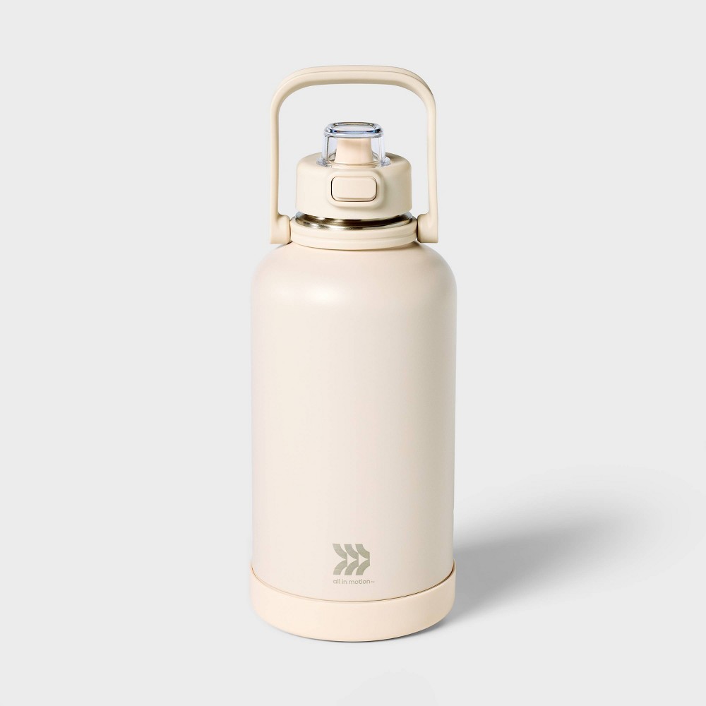 64oz Stainless Steel Vacuum Insulated Water Bottle Chalk - All In Motion™