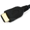 Monoprice High Speed HDMI Cable - 6 Feet - Black | Blackwith HDMI Mini Connector, 4K @ 24Hz, 10.2Gbps, 30AWG - 3 of 4