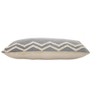 HomeRoots 14" X 36" Gray And Tan Cotton Chevron Throw Pillow - 4 of 4