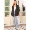INSPIRE CHIC Women's Open Front Long Sleeve Lightweight Stretch Knit Sweater Outwear Casual Cardigans - 4 of 4
