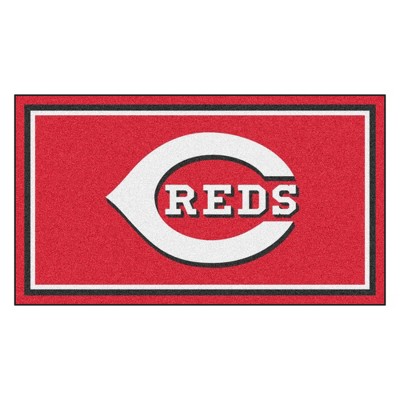 MLB Cincinnati Reds 3'x5' Plush Area Rug - Red