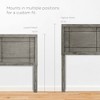 Modway Archie Queen Headboard – Slatted Wood Design with Clean-Lined Panel Style in a Warm Natural Tone - 3 of 4