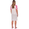 Seven Times Six Pokemon Pajama Women's Varsity Raglan Sleep Shirt V-Neck Nightgown - 4 of 4