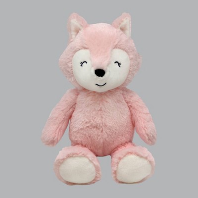 pink stuffed fox