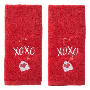 2pc Xoxo Hand Towel Set - SKL Home - 1 of 4