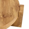Sapphtopaz Modern 2-Layer Coffee Table Center Detachable Coffee Bar Home Decor with Wood Grain and Storage Space for Living Room, Bedroom - 3 of 4