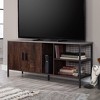 Sauder Market Commons TV Credenza for TVs up to 60" Rich Walnut - 4 of 4