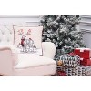 C&F Home 18" x 18" Deer Embroidered and Printed Christmas Throw Pillow - 2 of 4