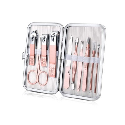 LOVELAY CREATIONS 10 Pieces Stainless Steel Grooming Kit