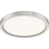 Quoizel Lighting Outskirts 1 - Light Flush Mount in  Brushed Nickel - 4 of 4
