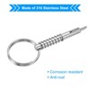 Unique Bargains 316 Stainless Steel Quick Release Pin with Drop Cam and Spring 2 Pcs - 3 of 4