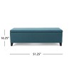 Modern Storage Ottoman Bench with Hidden Compartment and Upholstered Seat for Entryway or Bedroom -3irtyhousy - 4 of 4