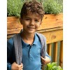 Memoi Boys Silky Soft Dri-Effect Moisture Wicking Long Sleeve Polo Shirt - 2 of 3