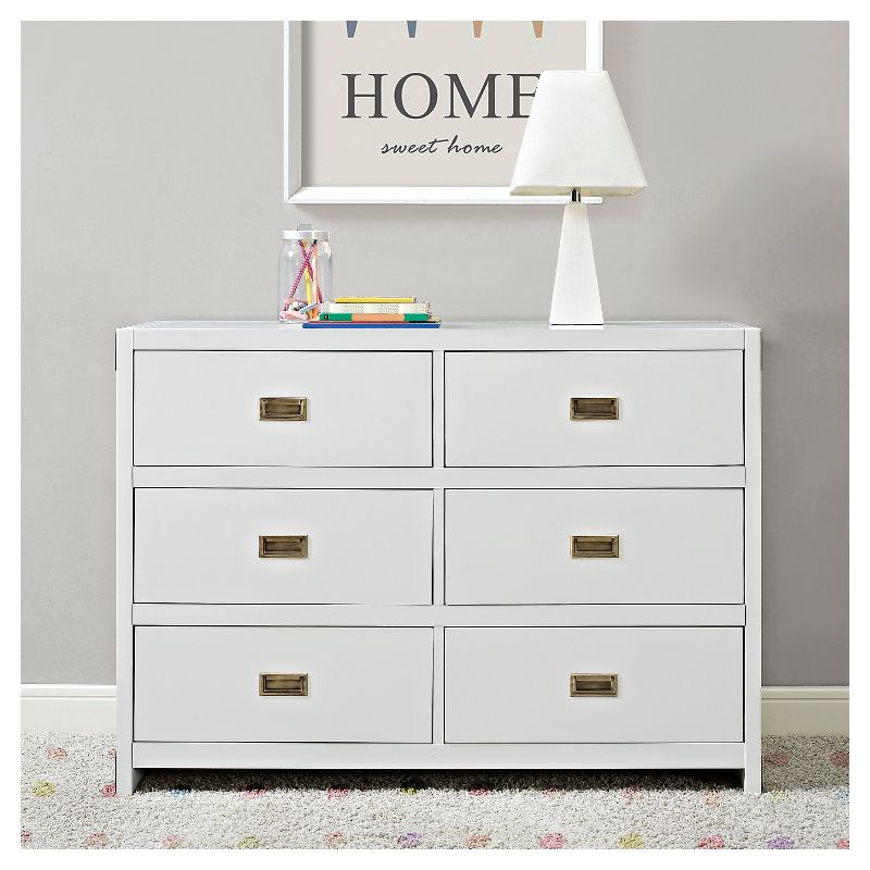 Baby Relax Georgia Campaign Dresser - White, 4 of 8