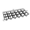 SUNPACK 10" x 20" Heavy Duty 18-Cell Insert Tray for 3.3" Pots, Black, 2" - 2 of 2