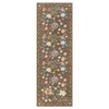 Rug Boho Floral Rugs, Large Area Rug Machine Washable Rugs Ultra-Thin Flower Carpet Non Slip Low Pile Carpet Rug - 4 of 4
