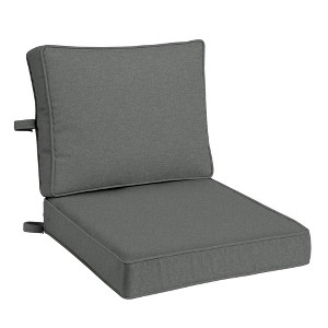ARDEN Foam Outdoor Double Welted Deep Seat Cushion Set, 24 x 24, made with ProFoam, Rain-proof, Fade Resistant - 1 of 4