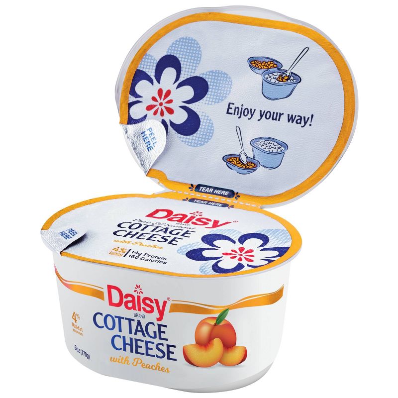 Daisy Cottage Cheese with Peaches - 6oz, 2 of 7