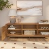 Plank+Beam Mid Century Modern Solid Wood TV Stand with 2 Doors - 4 of 4
