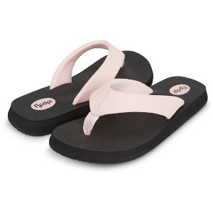 Women's Charlotte Yoga Mat Textured Flip Flop - 1 of 4