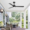 Airsurfer 52'' Ceiling Fan with Lights and Remote, 6 Speed, 3 Plywood Blades, 5''/10'' Downrods,3 LED Colors - 4 of 4
