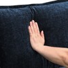 CAVINAS 110×50"U-shaped Sectional Sofa with Plush pillows,6 Symmetrical Cushions Indoor Furniture,Sectional Couch for Living Room,Apartment,Dark Blue - 4 of 4