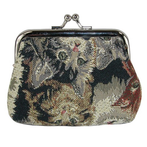 Ctm Women's Cat Print Tapestry Coin Purse Wallet, Cat : Target