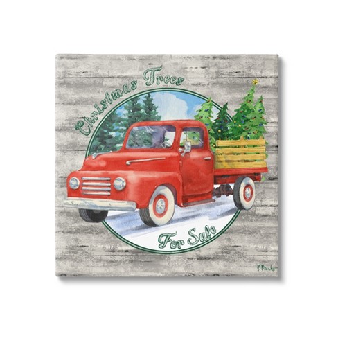 Stupell Industries Christmas Tree Truck, 17'' x 17'' - image 1 of 4