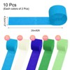 Unique Bargains Fine Texture Soft to the Touch Not Easy to Fade Crepe Paper Streamers - 2 of 4